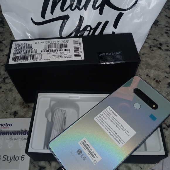 NEW LG STYLO 6 ANDROID PHONE Unlocked - Picture 2 of 4